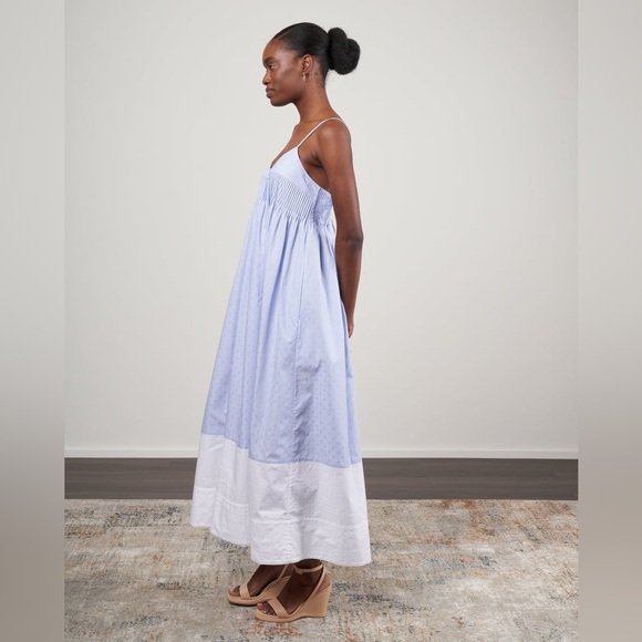 Lee Mathews Emmie Maxi Dress in Sky Blue, Size 2/US 6, EUC - Picture 2 of 15